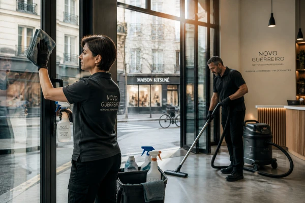 Société nettoyage locaux commerciaux Paris 8
